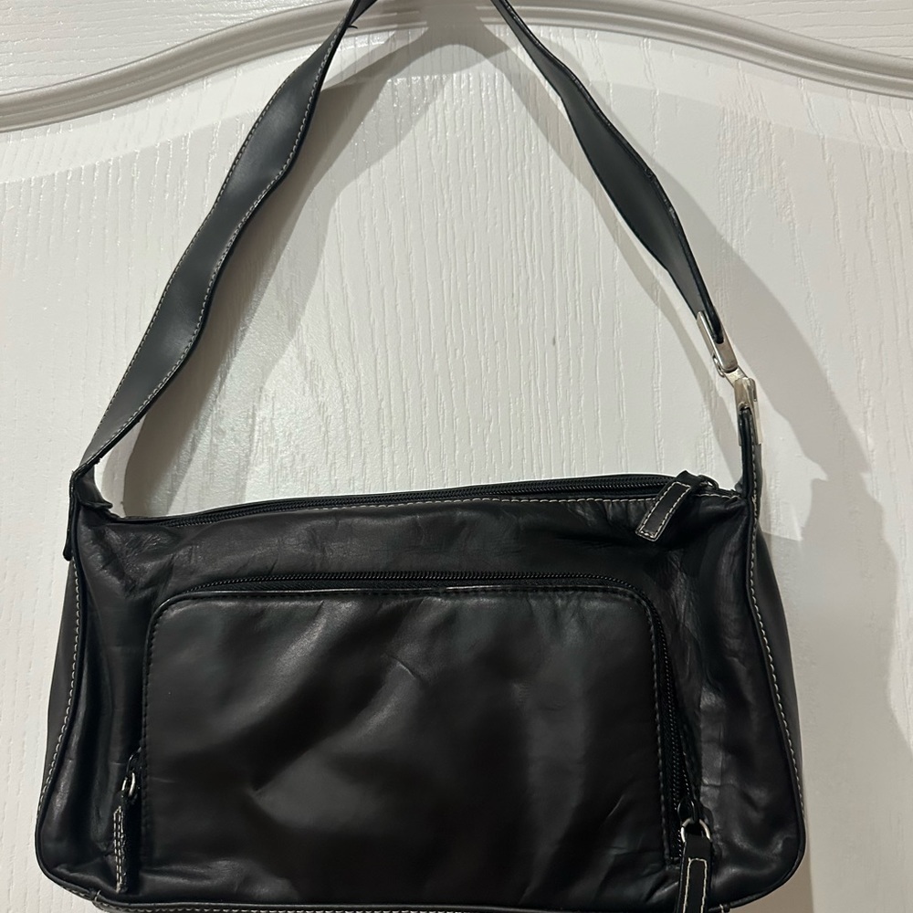 Worthington brown shoulder organizing   handbag